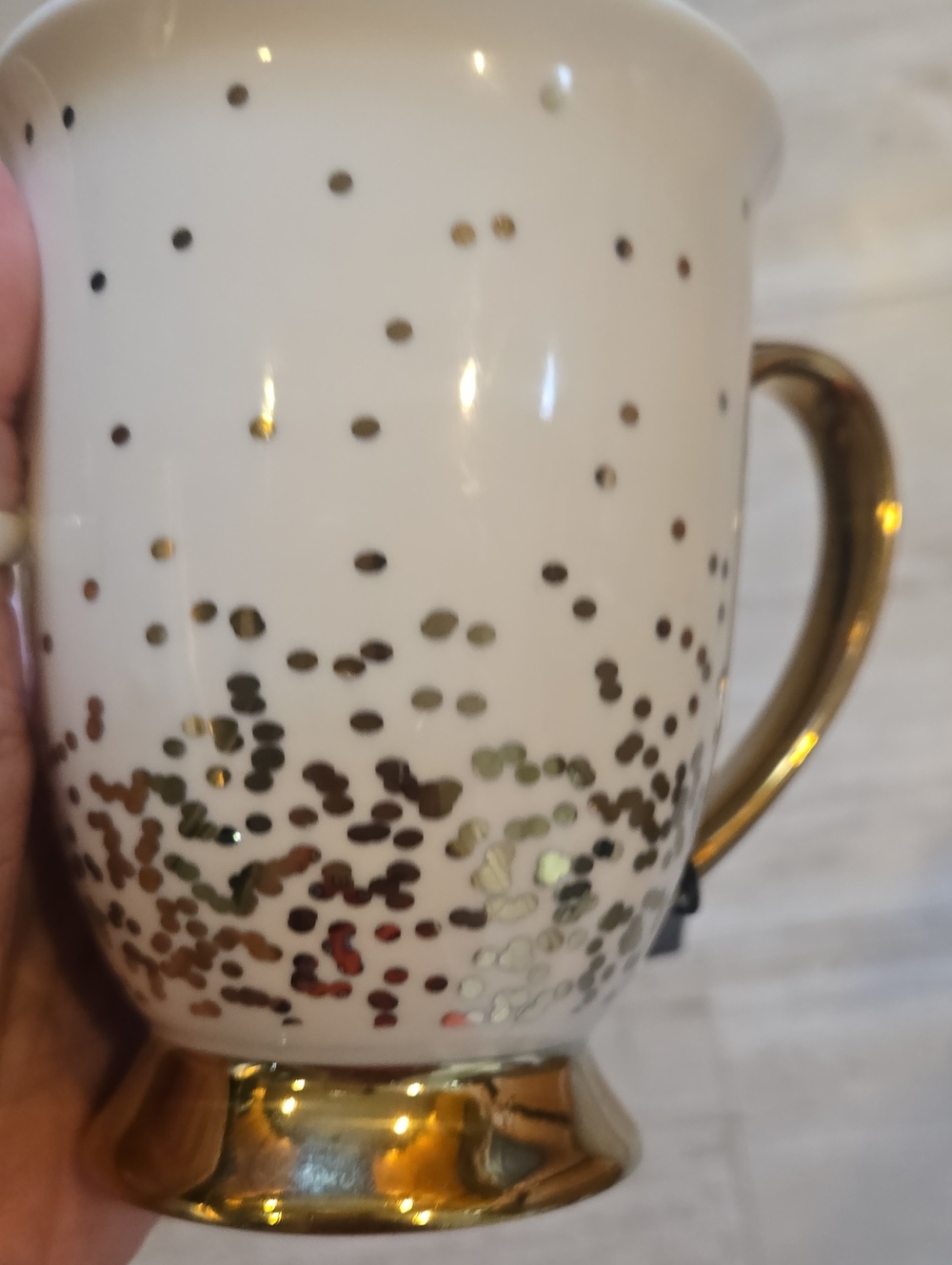 New Bombay Golden Glitter Ceramic Mug - Picture 4 of 8